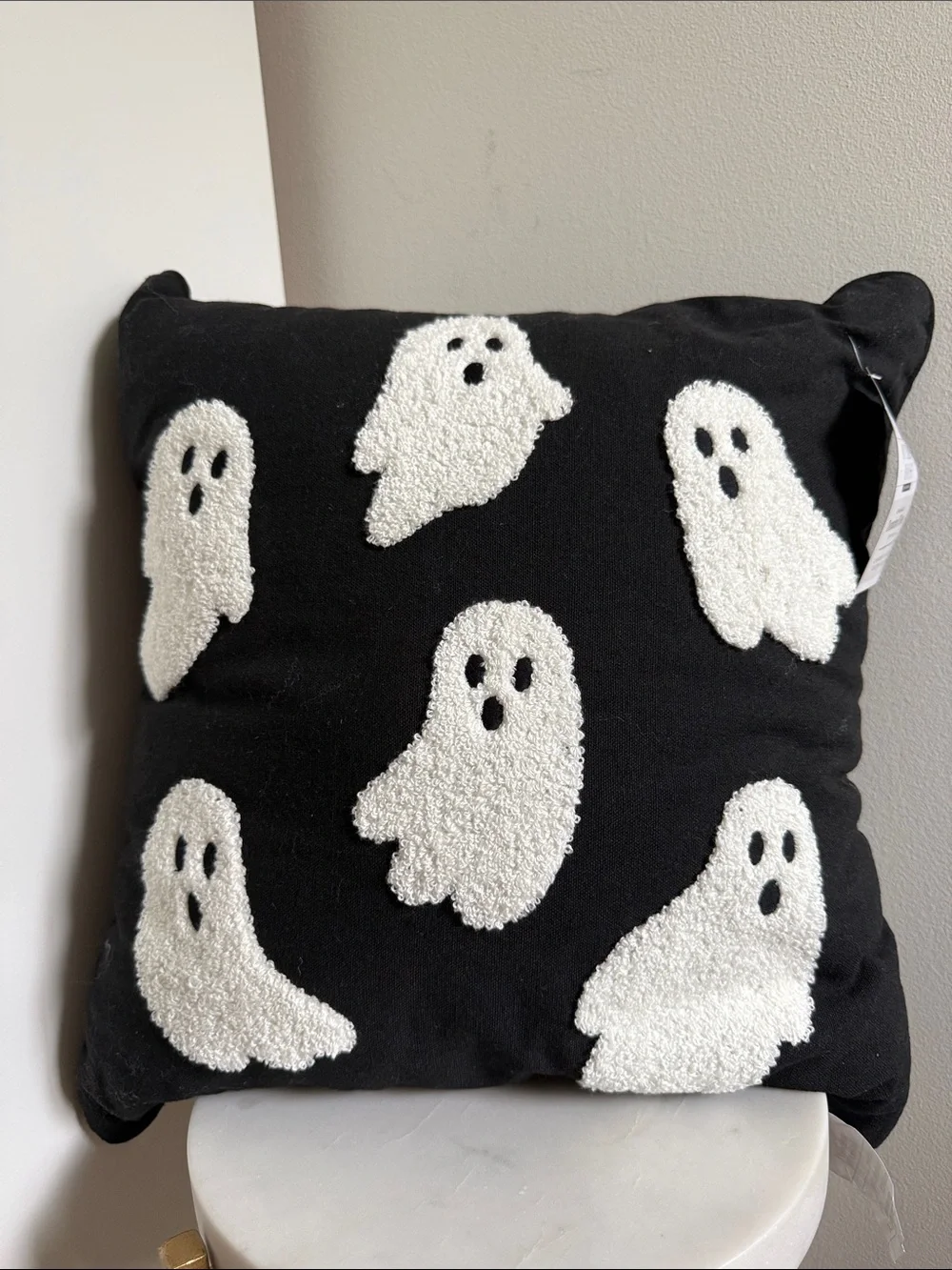 My Texas House Embroidered Ghost Pillow